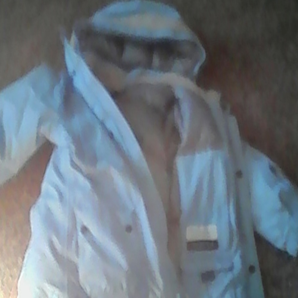 Girls blue winter coat